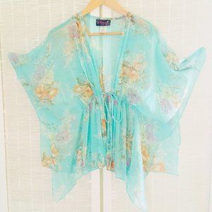 Nina Piu Sheer Cover-Up/Blouse